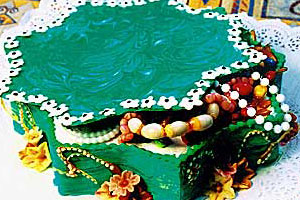 Торт «Малахитовая шкатулка»
