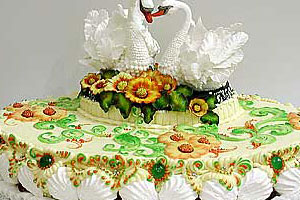 Торт «Лебединая верность»