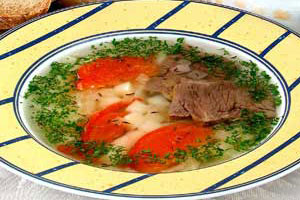 Суп острый с картофелем и рисом