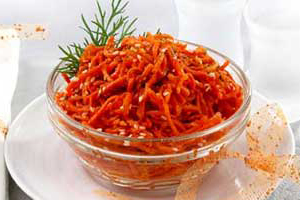 Закуска из моркови острая